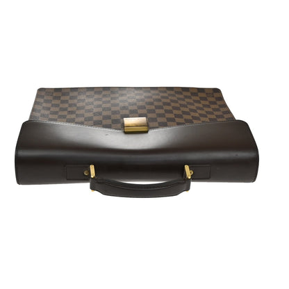 Louis Vuitton Altona Bag Damier, BROWN, CANVAS, Briefcase