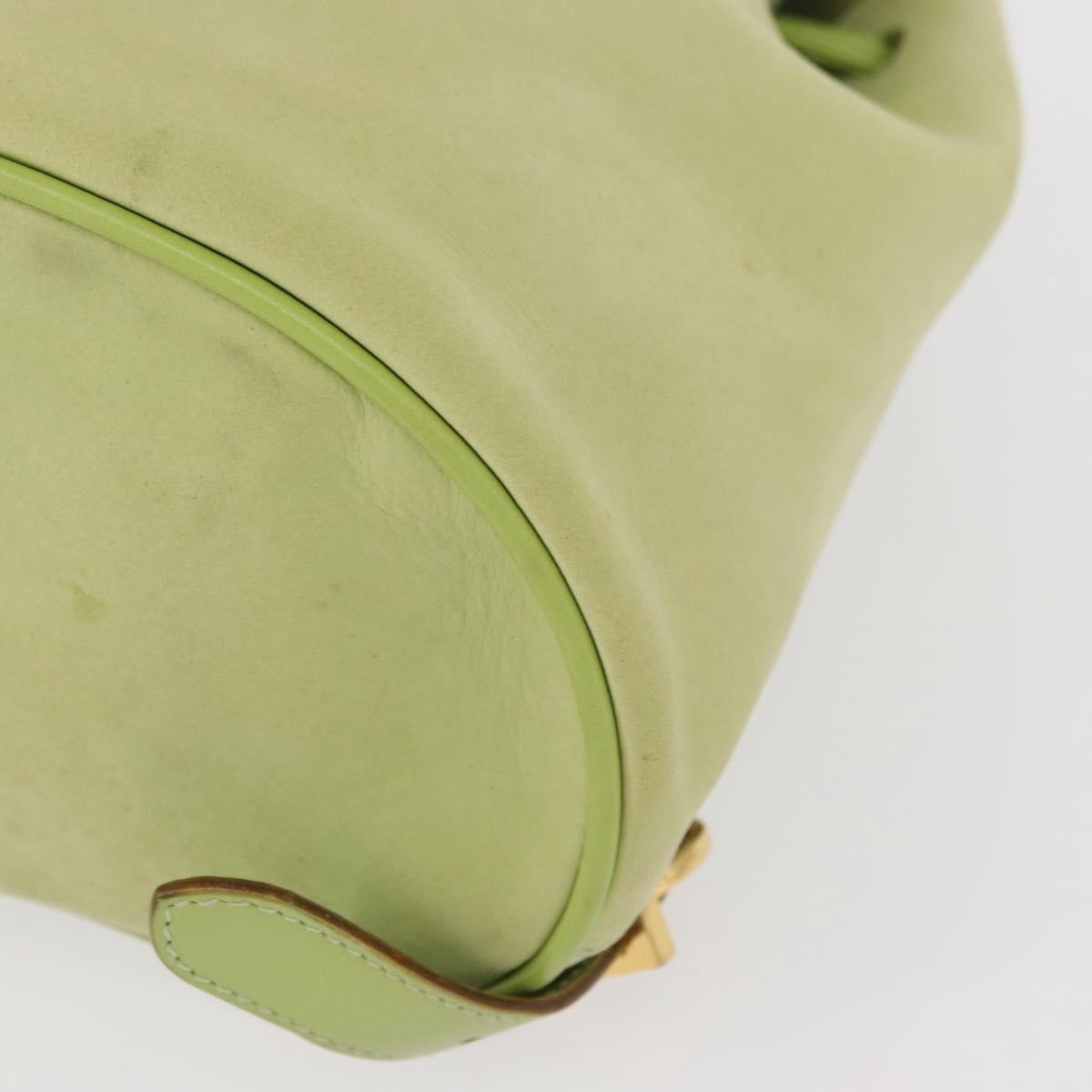 Salvatore Ferragamo Gancini Backpack Suede, GREEN, SUEDE, Backpack