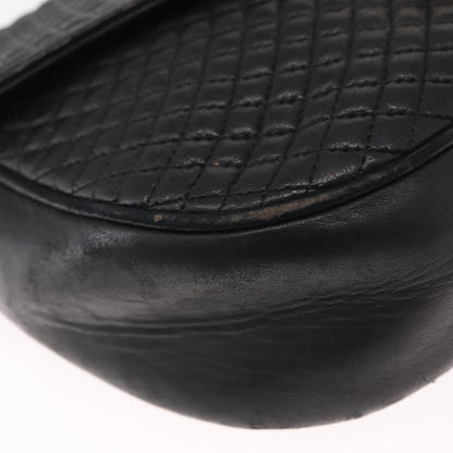 Bally Vintage Shoulder Bag Leather, BLACK, LEATHER, Shoulder bag