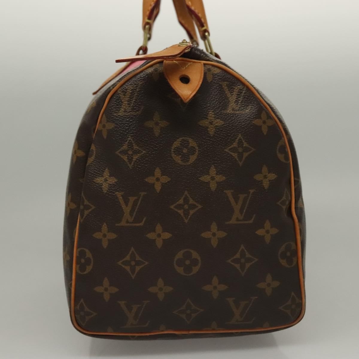 Louis Vuitton Speedy Handbag Limited Edition V Monogram Canvas, BROWN, CANVAS, Handbag