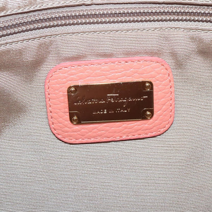 Salvatore Ferragamo Bice Tote Leather, ORANGE, LEATHER, Tote bag