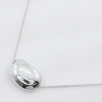 Tiffany & Co. Elsa Peretti Bean Pendant Necklace Sterling Silver, SILVER, SILVER, Necklace