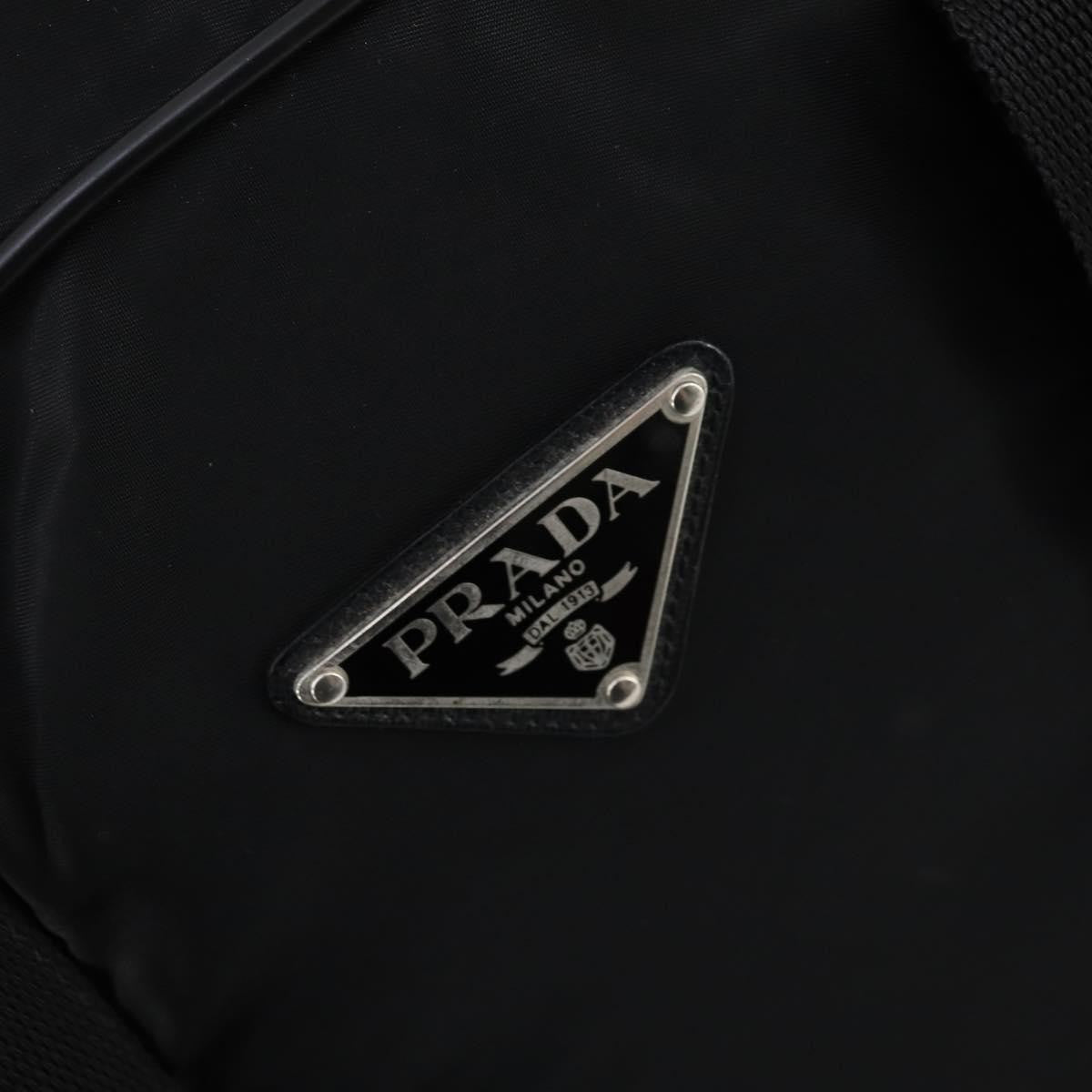 Prada Boston Bag Tessuto, BLACK, NYLON, Handbag