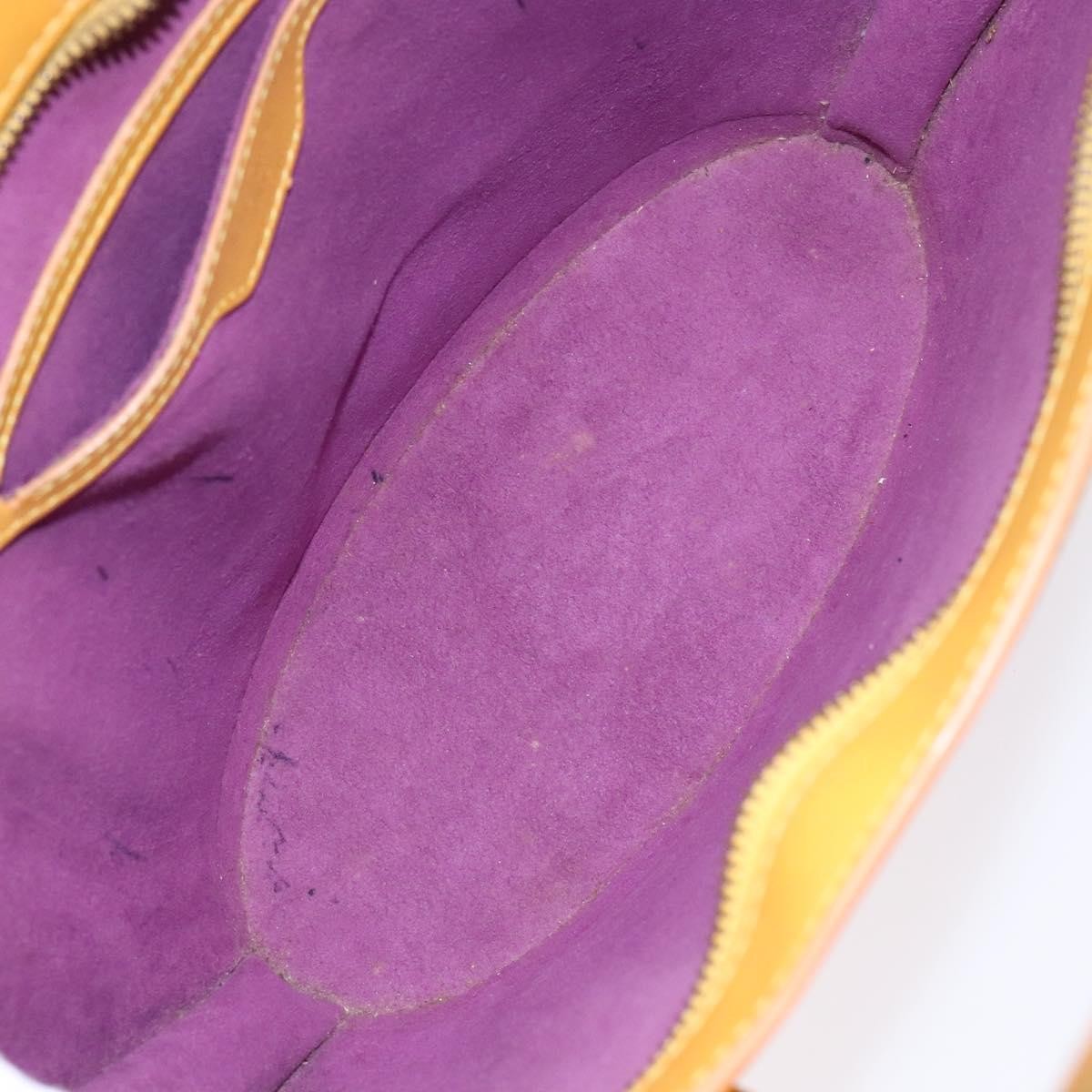 Louis Vuitton Saint Jacques Handbag Epi Leather, YELLOW, LEATHER, Handbag