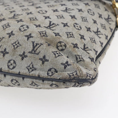 Louis Vuitton Francoise handbag Mini lin, BLUE, CANVAS, Tote bag