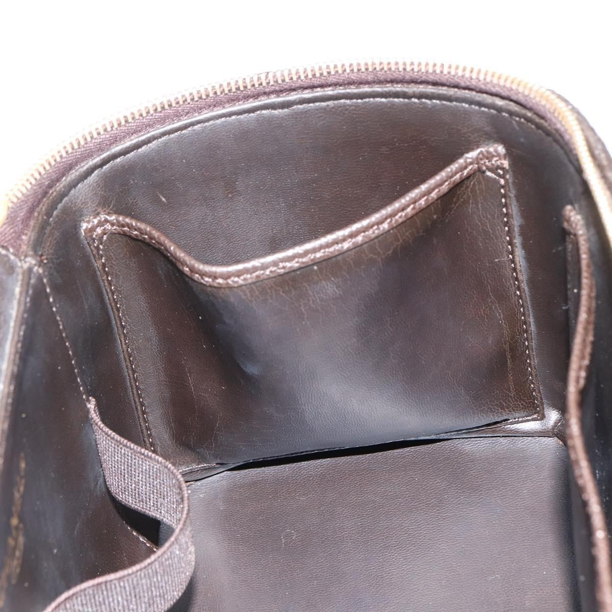 Chanel Vintage Timeless Vanity Case Caviar, BROWN, LEATHER, Handbag