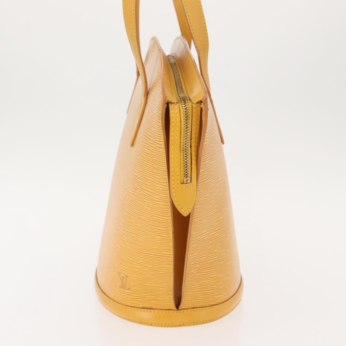 Louis Vuitton Saint Jacques Handbag Epi Leather, YELLOW, LEATHER, Shoulder bag