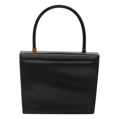 Gucci Vintage Handbag Leather, BLACK, LEATHER, Handbag
