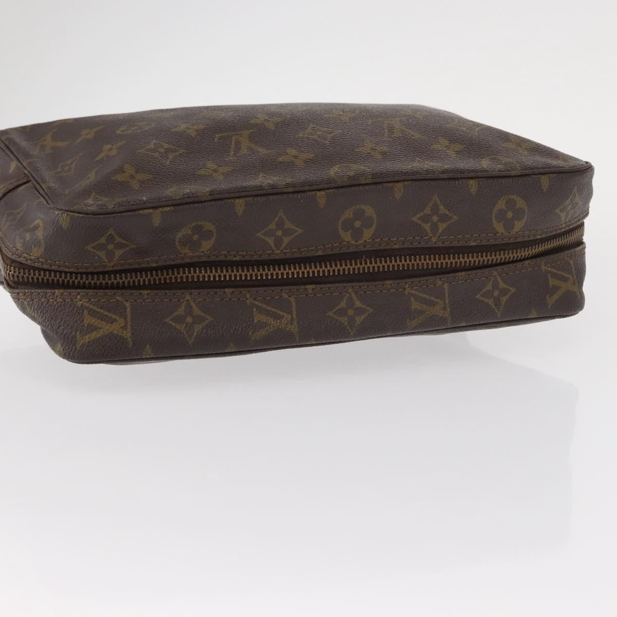 Louis Vuitton Trousse Toiletry Pouch Monogram Canvas, BROWN, CANVAS, Toiletry Case