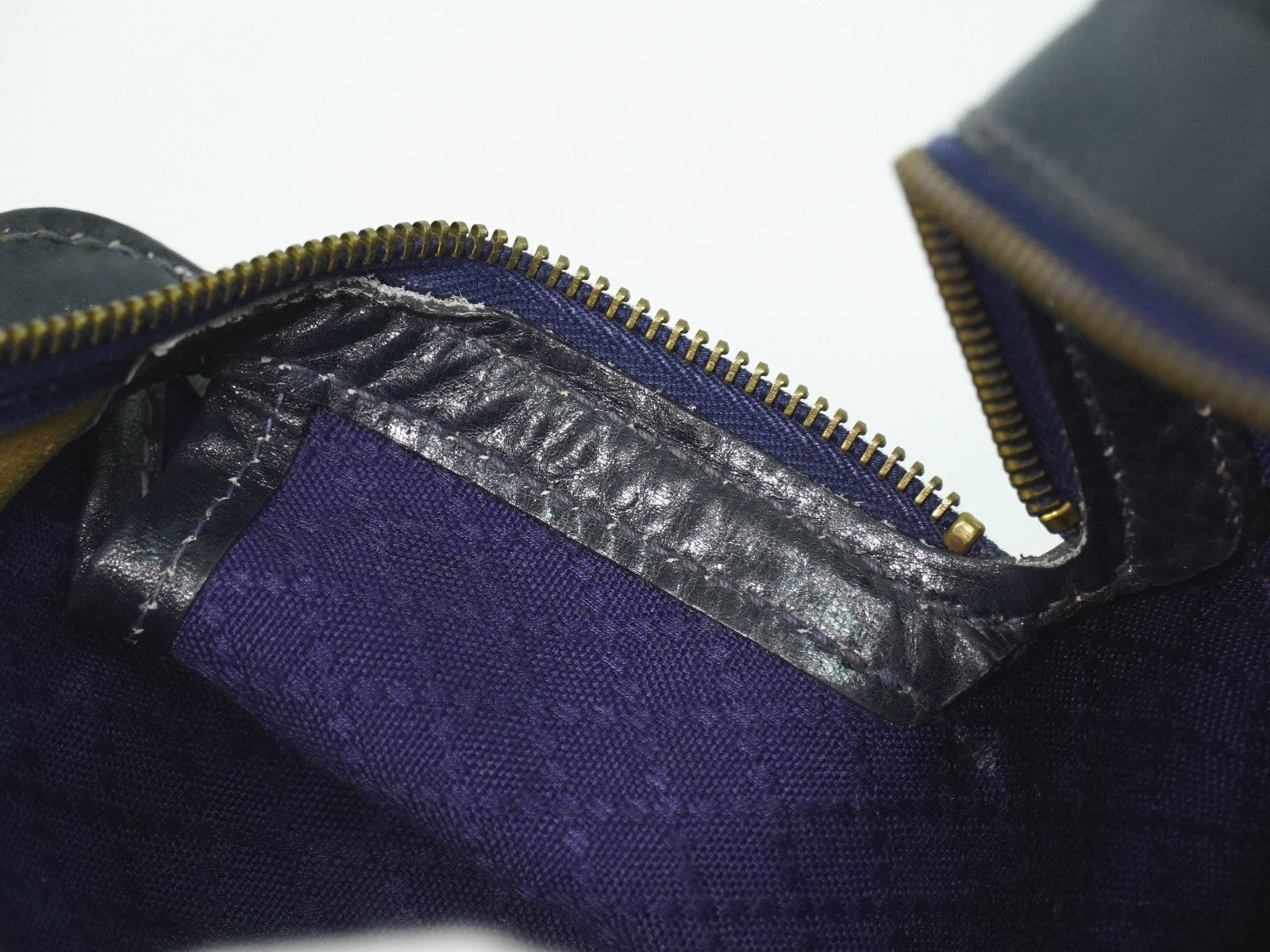 Gucci Micro GG supreme handbag Canvas, NAVY, CANVAS, Handbag