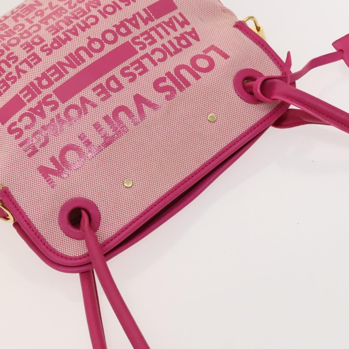 Louis Vuitton Articles de Voyage Rider Travel Shopper Canvas, PINK, CANVAS, Shoulder bag