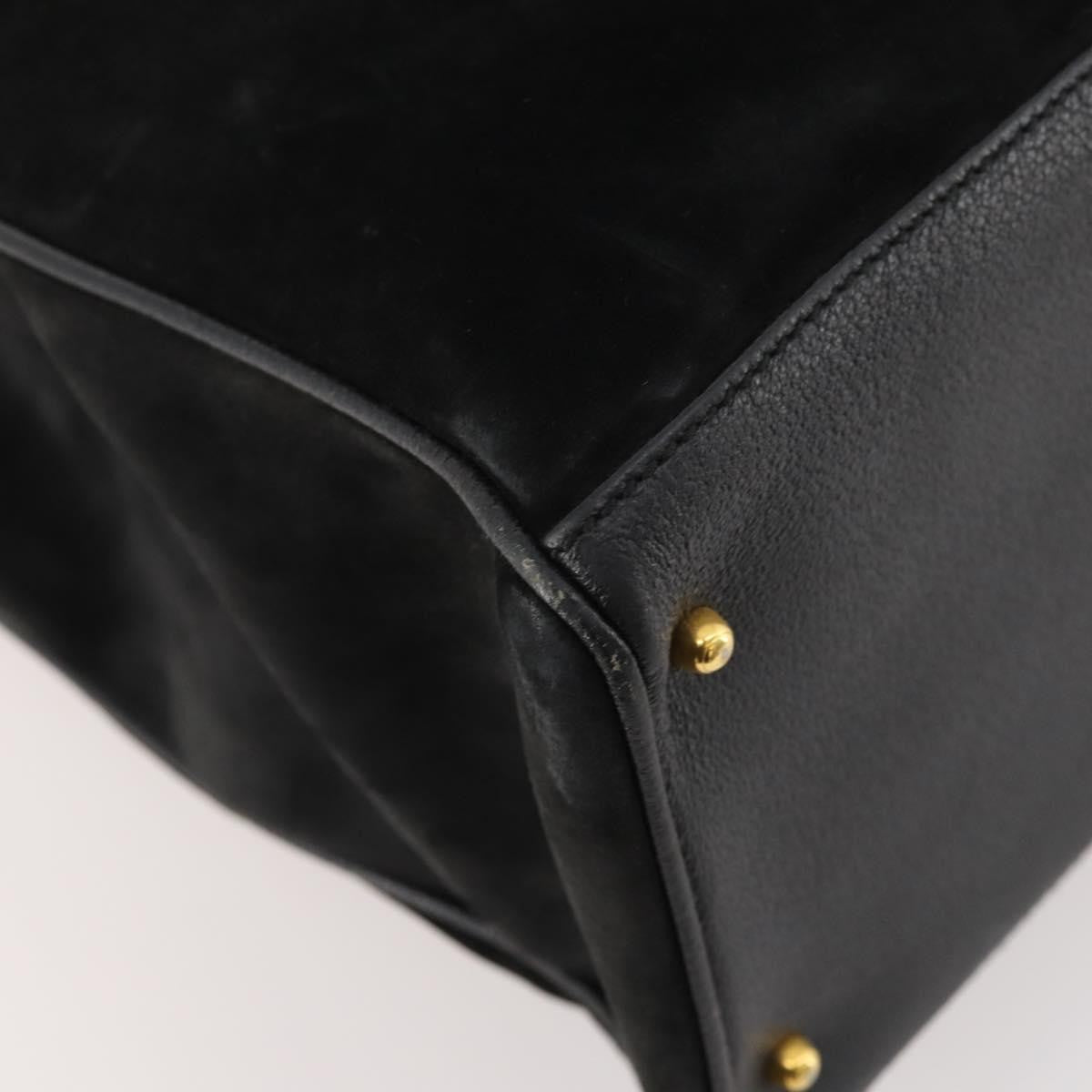 Gucci Bamboo tote bag Suede, Black, Suede, Tote Bag