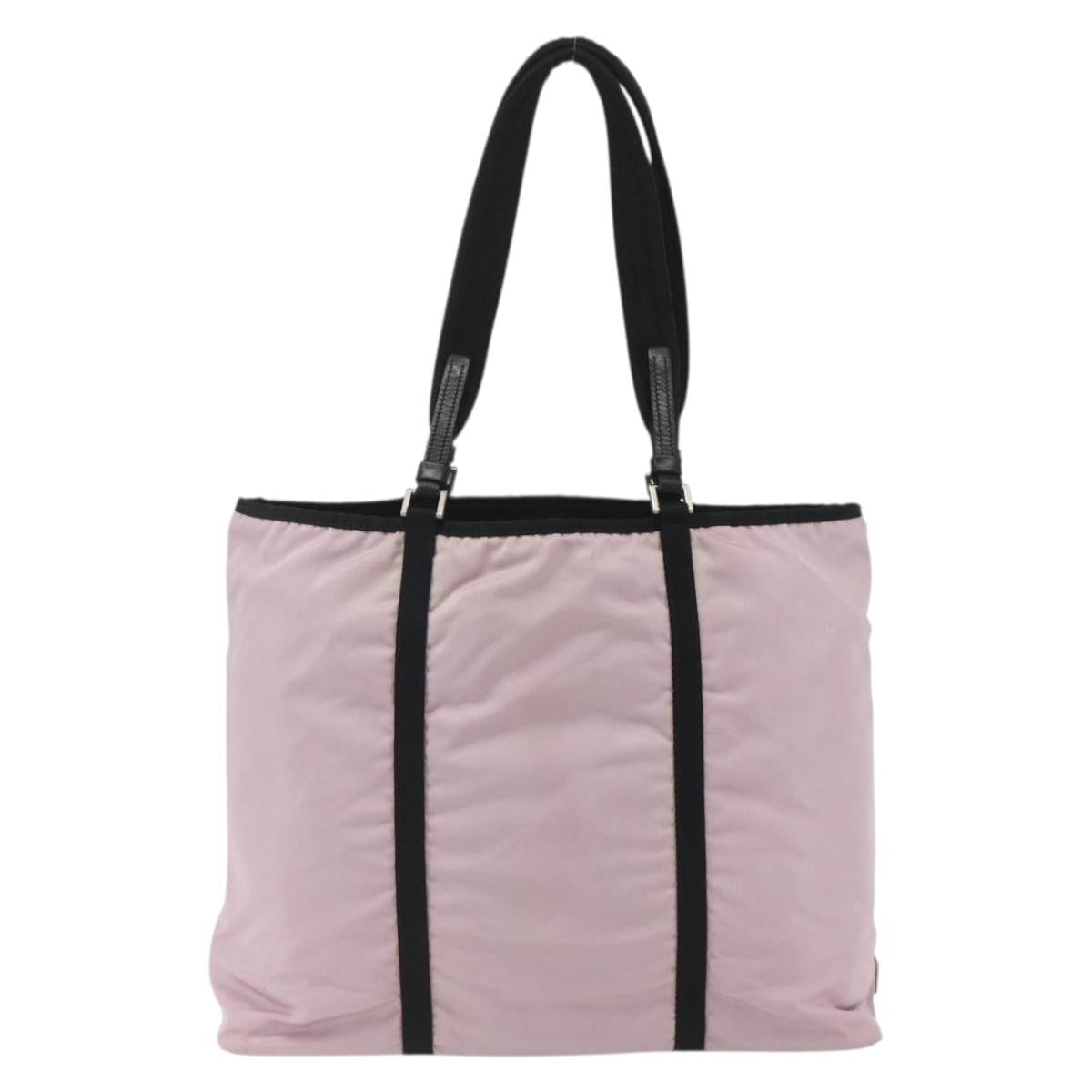Prada Vintage Tote Tessuto, PINK, NYLON, Tote bag