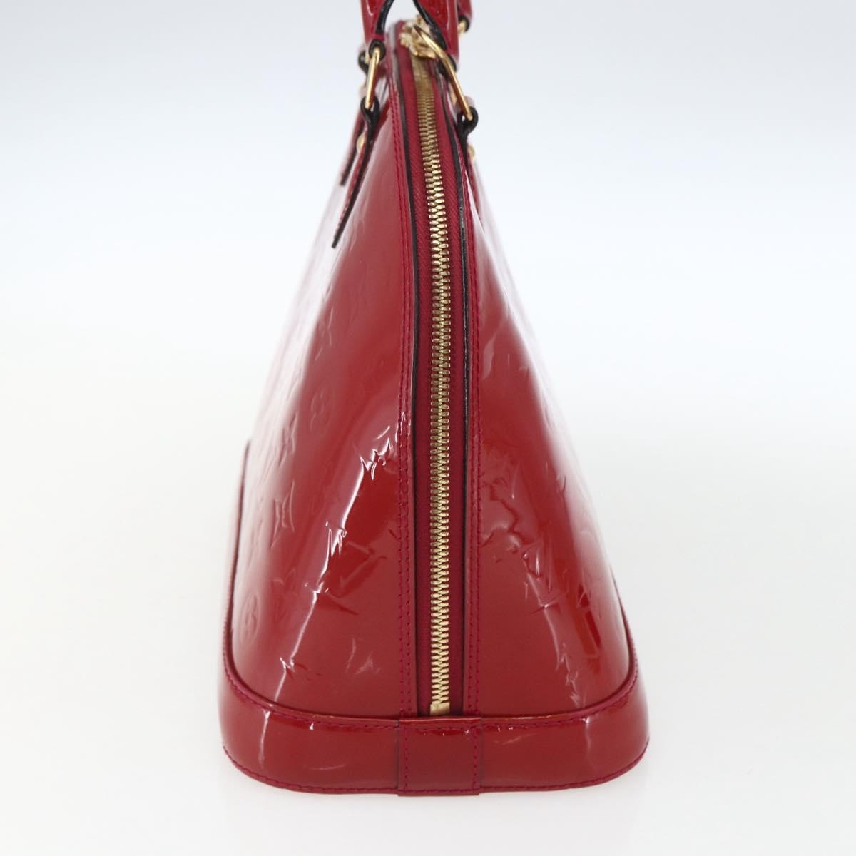 Louis Vuitton Alma Handbag Patent Leather, RED, PATENT_LEATHER, Handbag