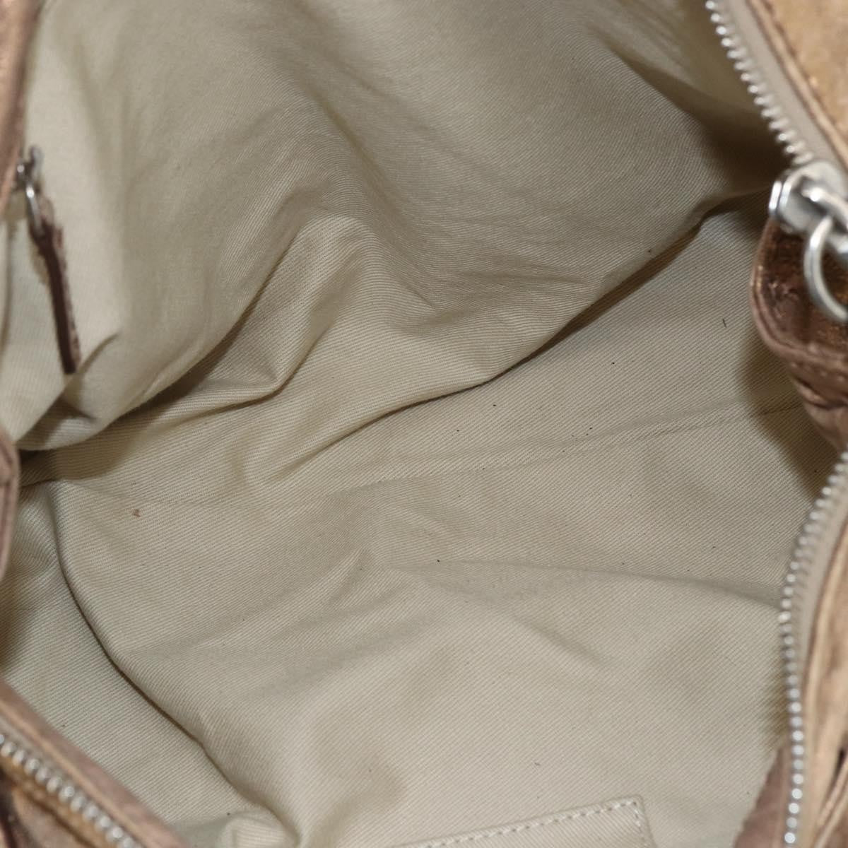 Chloe Pure Paddington Satchel Leather, GOLD, LEATHER, Handbag