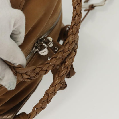 Salvatore Ferragamo Vintage Handbag Leather, BROWN, LEATHER, Handbag