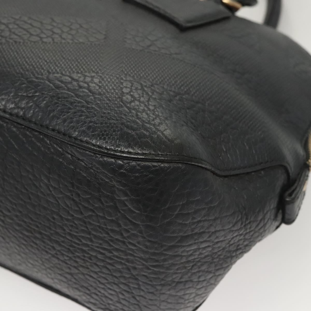 Burberry Orchard Bag Grained Leather, BLACK, LEATHER, Handbag