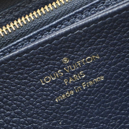 Louis Vuitton Zippy Wallet NM Leather Empreinte, NAVY, LEATHER, Wallets