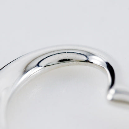 Tiffany & Co. Elsa Peretti Open Heart Pendant Necklace Sterling Silver, SILVER, SILVER, Necklace