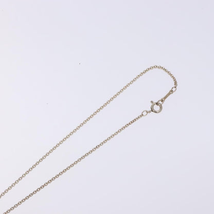 Tiffany & Co. Elsa Peretti Open Heart Pendant Necklace Sterling Silver, SILVER, SILVER, Necklace