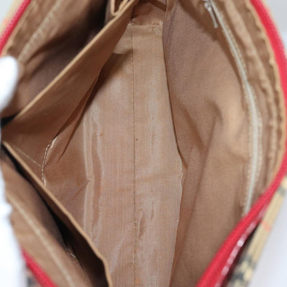 Burberry Nova Check Tote Canvas and Leather, BEIGE, CANVAS, Tote bag