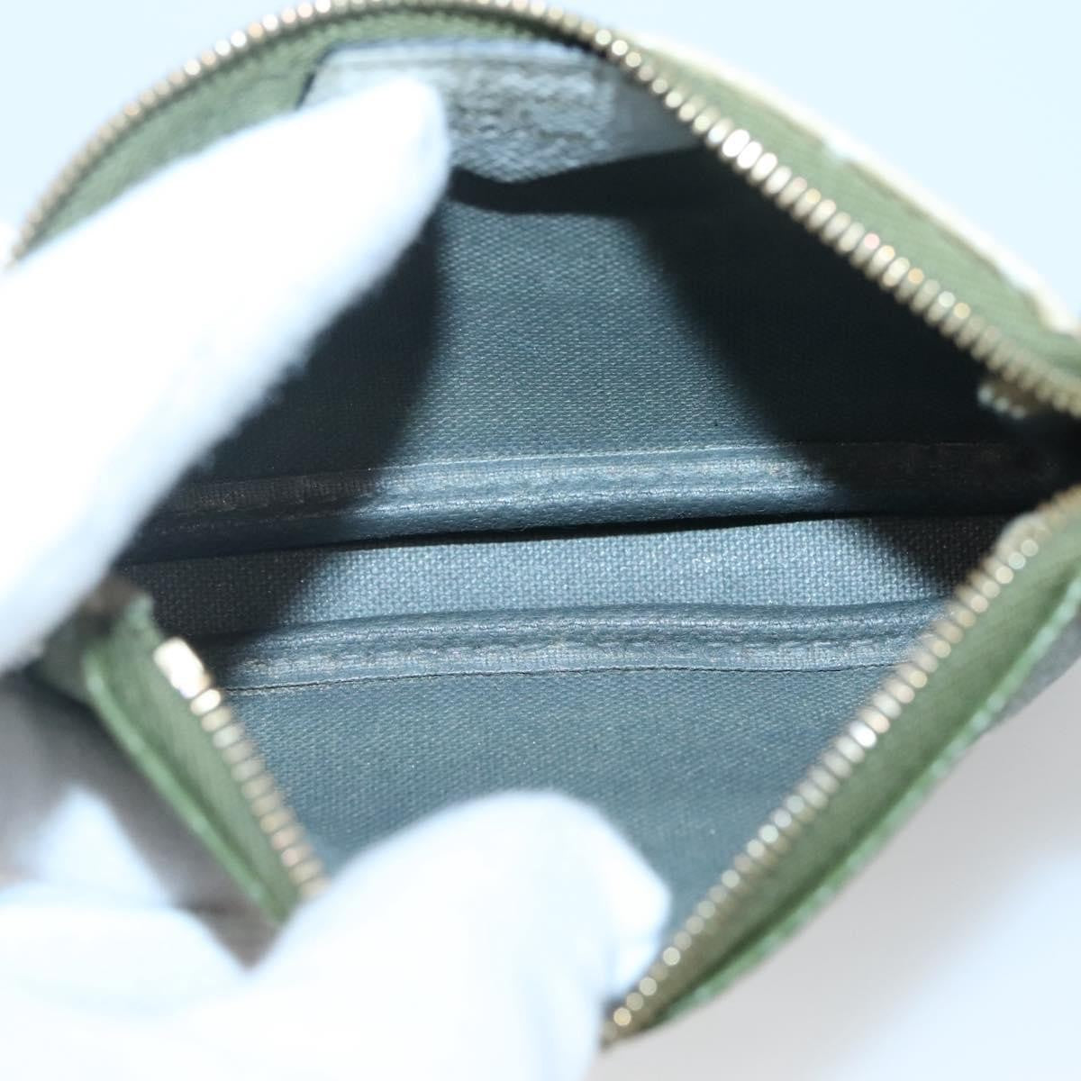 Louis Vuitton Mini pochette accessoire Limited edition Monogram canvas, GREEN, CANVAS, Clutche & pouche