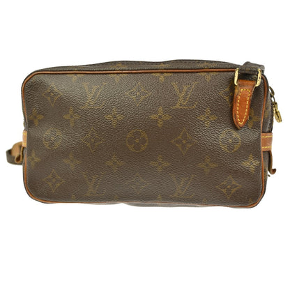 Louis Vuitton Pochette Marly Bandouliere Bag Monogram Canvas, BROWN, CANVAS, Shoulder bag