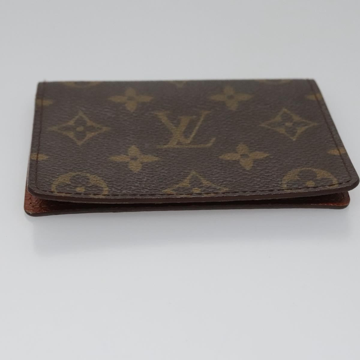 Louis Vuitton Vertical ID Card Holder Canvas, BROWN, CANVAS, Card Holders