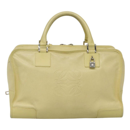 Loewe Amazona NM Bag Leather, YELLOW, LEATHER, Handbag