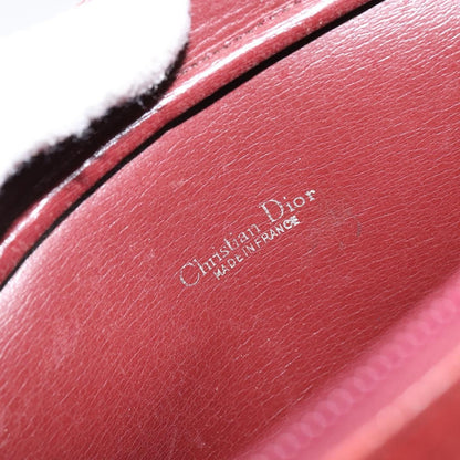 Christian Dior Vintage Shoulder Bag Leather, RED, LEATHER, Shoulder bag