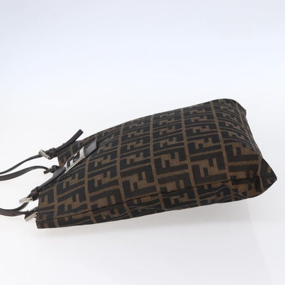 Fendi Vintage Shoulder Bag Zucca Canvas, BROWN, CANVAS, Shoulder bag