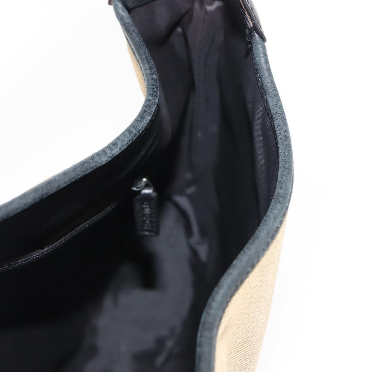 Gucci Vintage Jackie Handbag Canvas, BEIGE, CANVAS, Shoulder bag