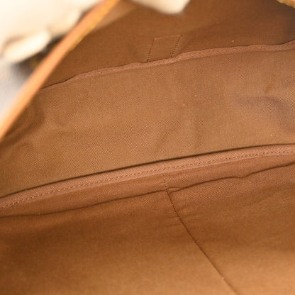 Louis Vuitton Saumur Handbag Monogram Canvas, BROWN, CANVAS, Shoulder bag