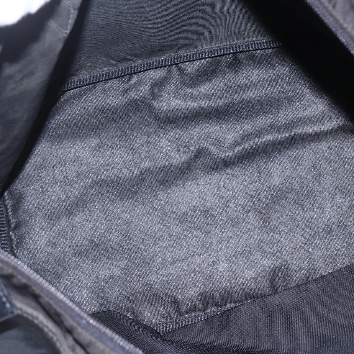 Prada Vintage Zip Tote Tessuto, BLACK, NYLON, Tote bag