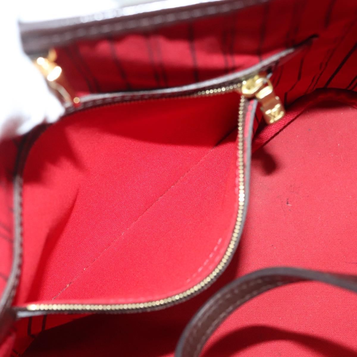 Louis Vuitton Neverfull Tote Damier, BROWN, CANVAS, Tote bag