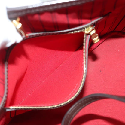 Louis Vuitton Neverfull Tote Damier, BROWN, CANVAS, Tote bag