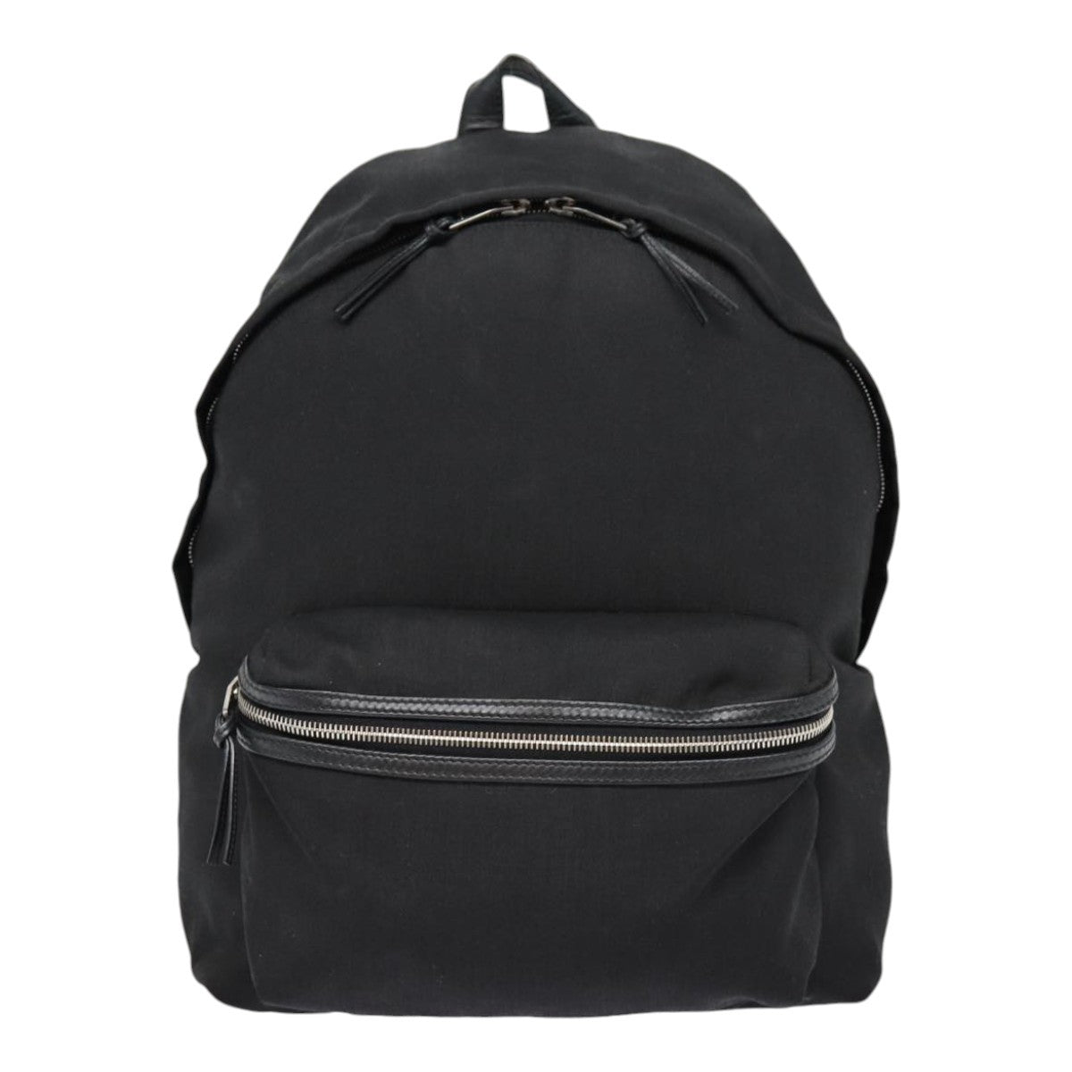 Saint Laurent City Backpack Canvas, BLACK, CANVAS, Backpack