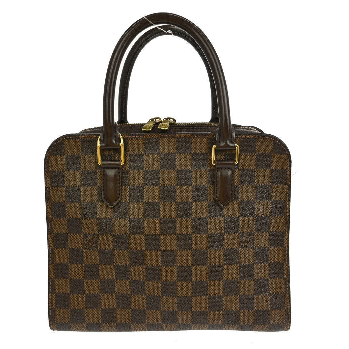 Louis Vuitton Triana Bag Damier, BROWN, CANVAS, Handbag