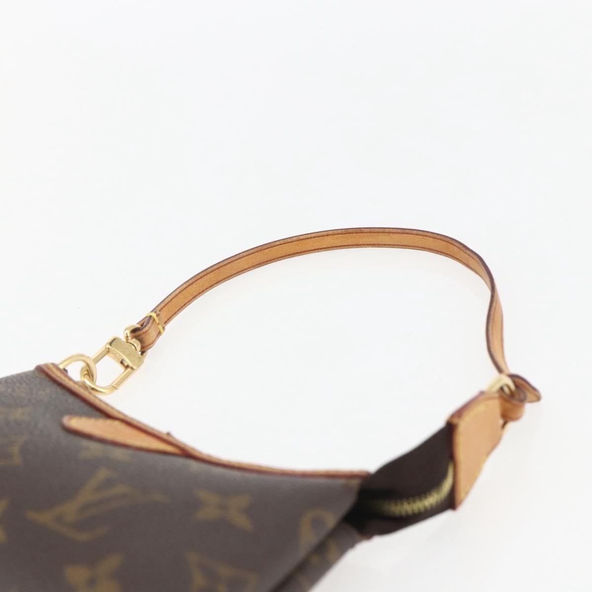 Louis Vuitton Delightful Pochette Monogram Canvas, BROWN, CANVAS, Clutche & pouche
