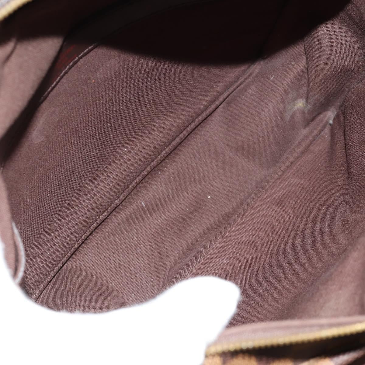 Louis Vuitton Naviglio Handbag Damier, BROWN, CANVAS, Shoulder bag