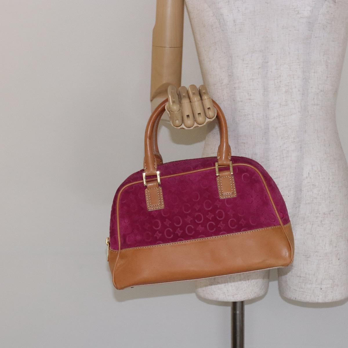 Celine Vintage Macadam Handbag C Macadam Suede, PURPLE, SUEDE, Handbag