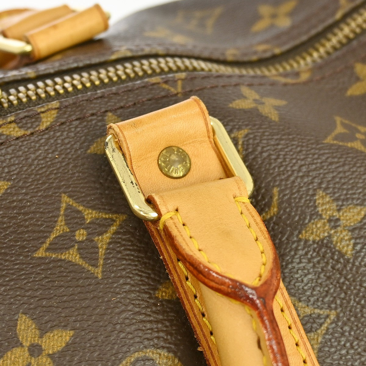 Louis Vuitton Keepall Bag Monogram Canvas, Brown, Canvas, Travel Bag