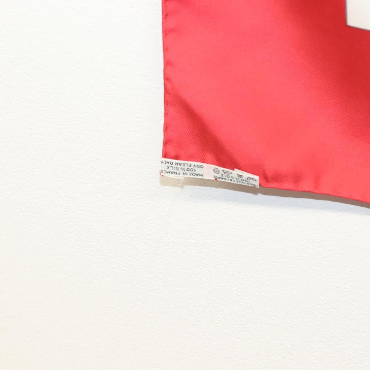 Hermes Carré 90 Silk multicolor, RED, SILK, Scarve & shawl