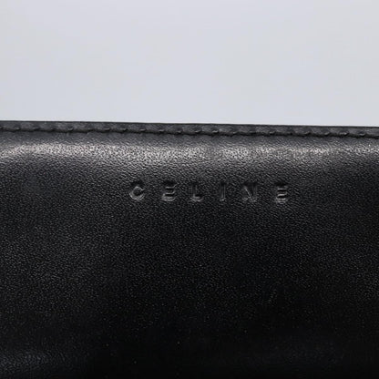 Celine Vintage Macadam Shoulder Bag Canvas, BLACK, CANVAS, Shoulder bag