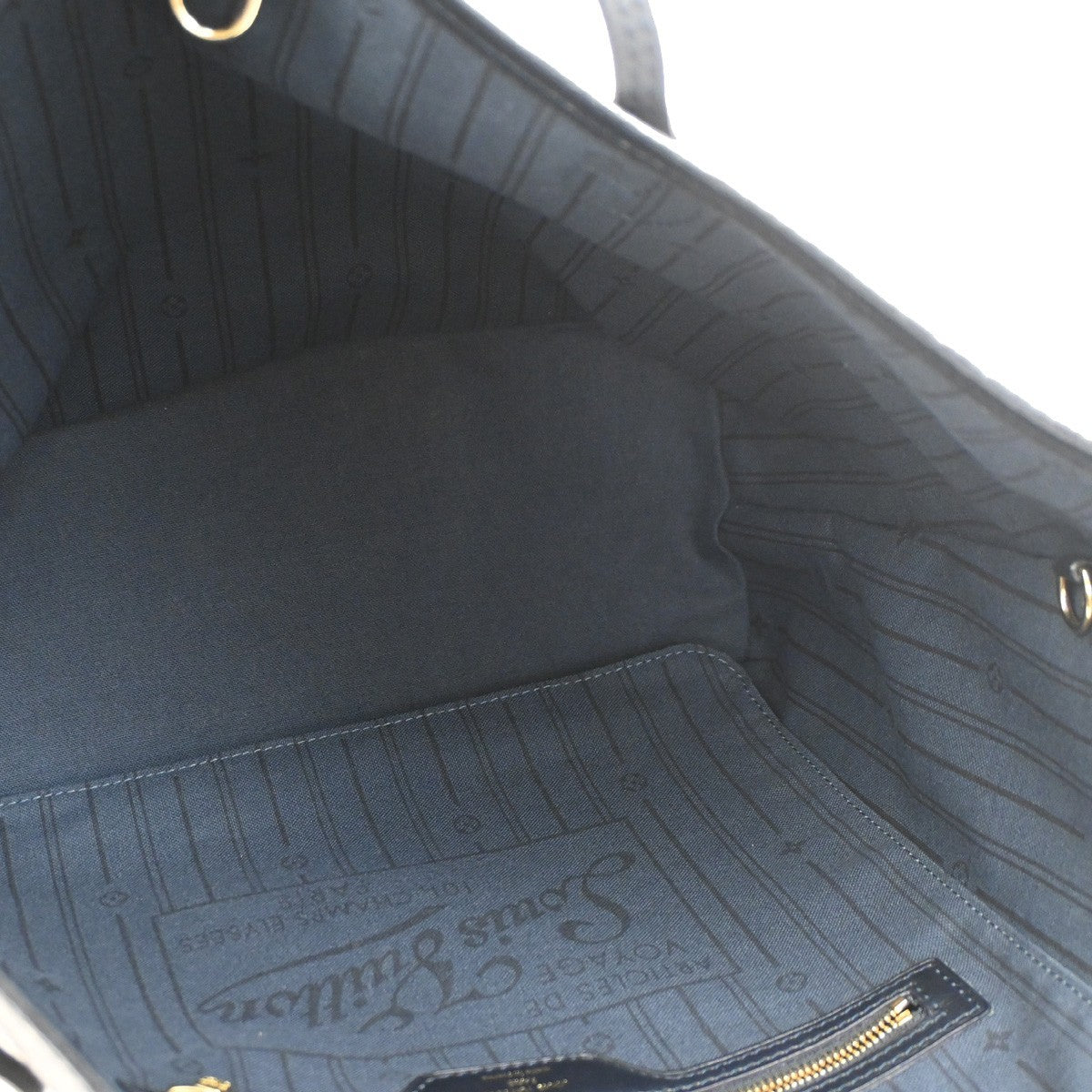 Louis Vuitton Neverfull Tote Monogram Idylle, GRAY, CANVAS, Tote bag