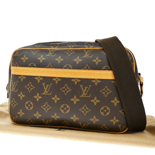 Louis Vuitton Reporter Bag Monogram Canvas, BROWN, CANVAS, Shoulder bag
