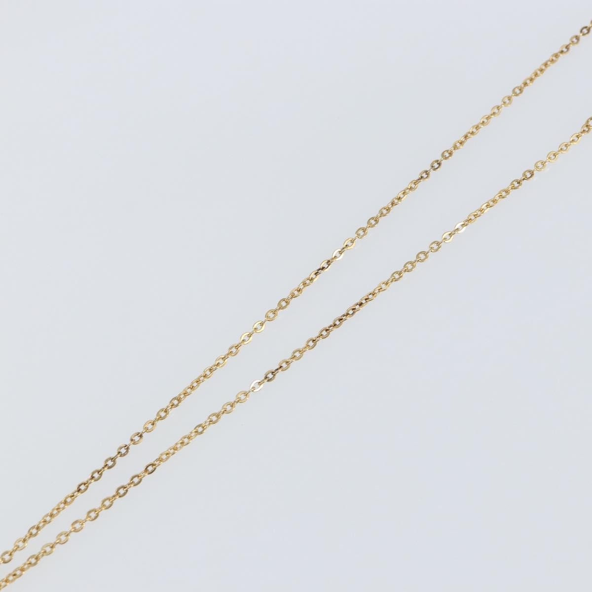 Christian Dior Round Logo Pendant Necklace Metal, GOLD, METAL, Necklace