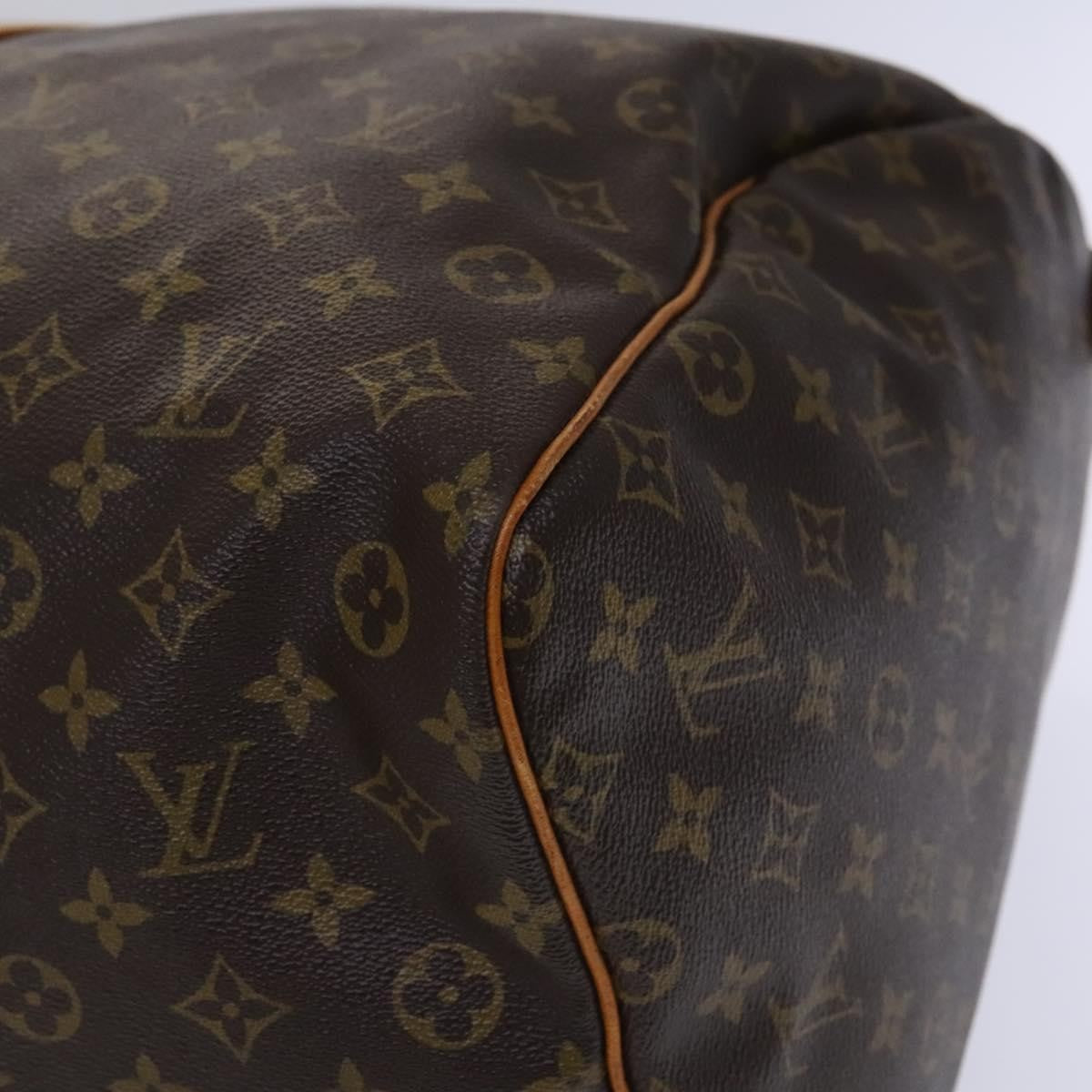 Louis Vuitton Keepall Bag Monogram Canvas, BROWN, CANVAS, Travel bag