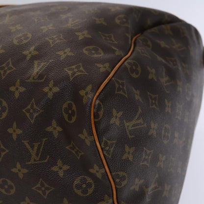Louis Vuitton Keepall Bag Monogram Canvas, BROWN, CANVAS, Travel bag