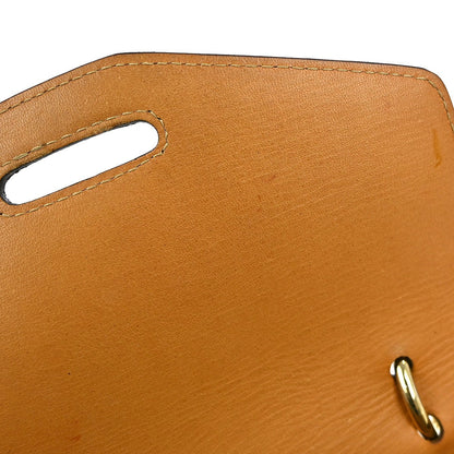 Celine Vintage Macadam Handbag Canvas, BROWN, CANVAS, Handbag